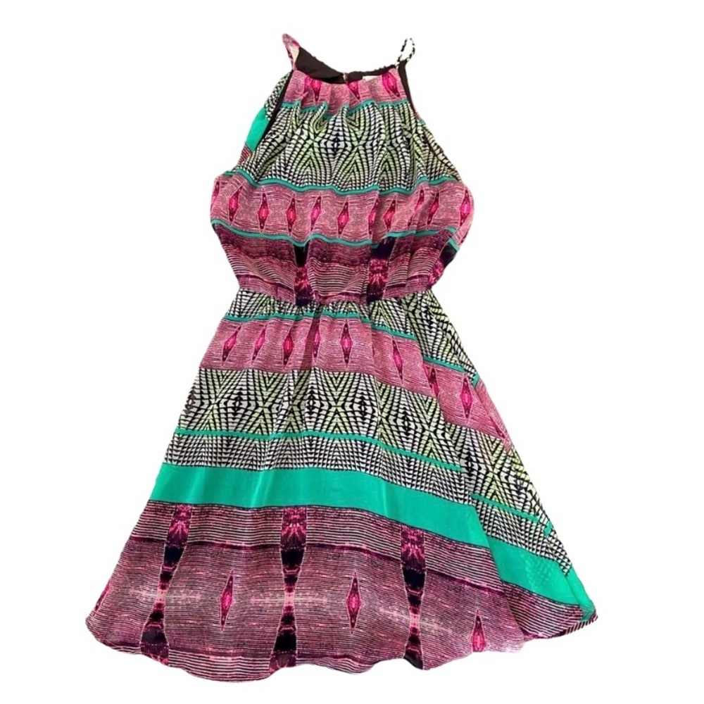 LUSH PRINTED DRESS SIZE XS
